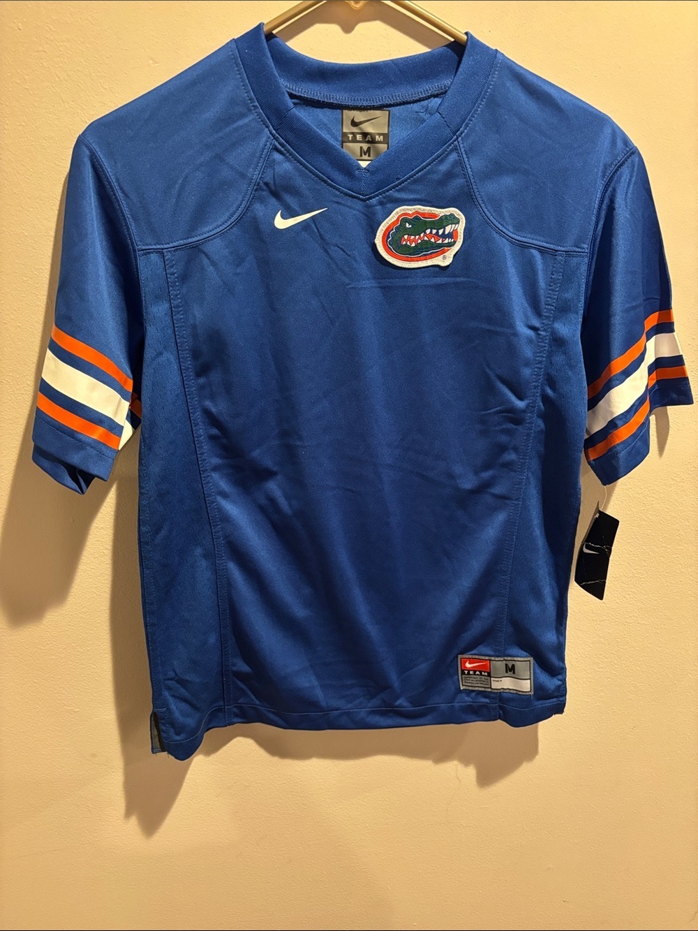 Nike Blue & Orange Florida Gators Football Jersey